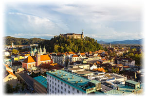 Ein Blick auf die slowenische Hauptstadt