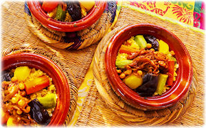 Eine besondere Speise aus Marokko.