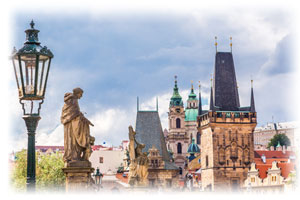 Eine Aufnahme von Prag.